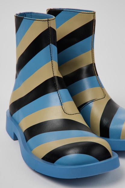 Mil 1978 Raznobarvni Usnjeni Gležnjarji Za ženski Ekskluzivni Avtodom