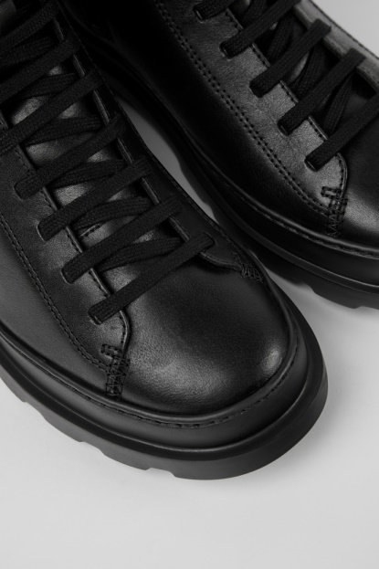 Design Brutus črn Srednji čipkasti škorenj Za ženske Avtodome