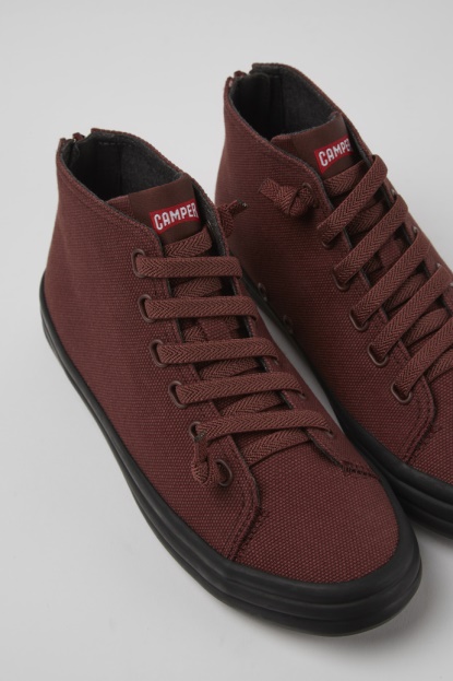 Bordo Tekstilni Gležnjarji Za ženske Ekskluzivne Kamperje