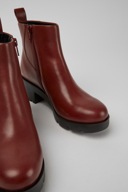 Rdeče-rjavi ženski Gležnjarji Z Zadrgo Camper Wanda, Novi Izdelki