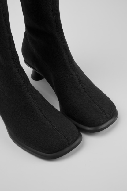 Visoki škornji Iz Lyocella Tencel™ Design Dina Black