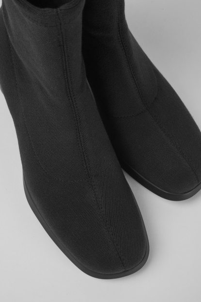 Ekskluzivni ženski škornji Camper Meda Tencel črni