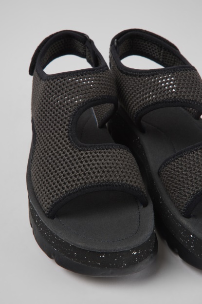 Camper Design Oruga Up Sivi Tekstilni Sandali Za ženske