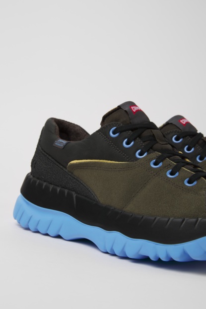 Ekskluzivni Moški čevlji Iz Recikliranega Tekstila In Nubuka Camper Teix Green