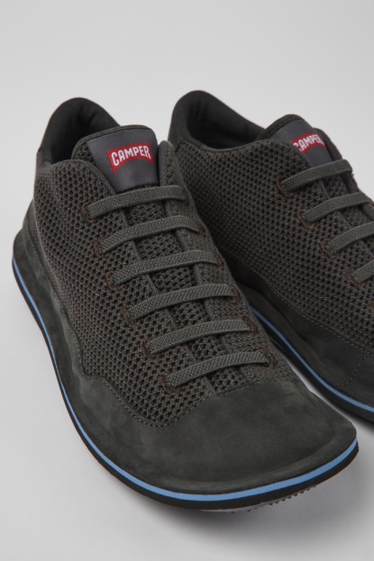 Design Beetle Sivi Tekstil In čevlji Iz Nubuka Za Moške Avtodome