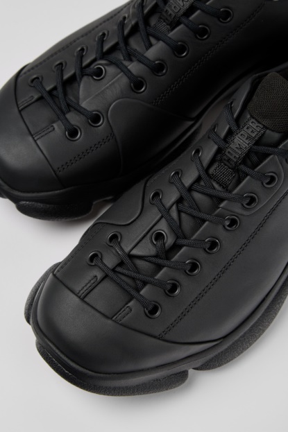 Ekskluzivni Moški Usnjeni čevlji Avtodom Karst Black